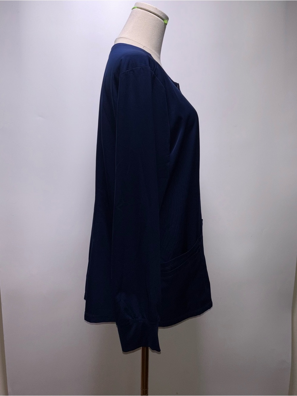 HH Works by Healing Hands Snap Front Scrub Jacket Size L - Picture 5 of 8